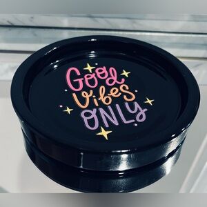 Black ✨ Good Vibes Only ✨ Trinket Tray
